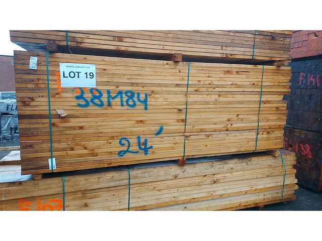 Cls houten kepers 3000x184x38mm 140 stuks - afbeelding 3 van  3