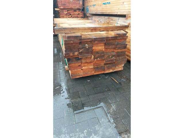 Cls houten kepers 3000x184x38mm 77 stuks - afbeelding 3 van  3