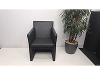 Clubzetel in zwart leder - afbeelding 1 van  8