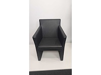 Clubzetel in zwart leder - afbeelding 2 van  8