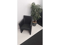 Clubzetel in zwart leder - afbeelding 7 van  8