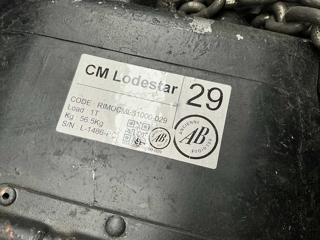 Cm lodestar 1t elektrische kettingtakel - afbeelding 3 van  5