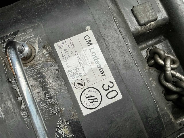 Cm lodestar 1t elektrische kettingtakel - afbeelding 2 van  4