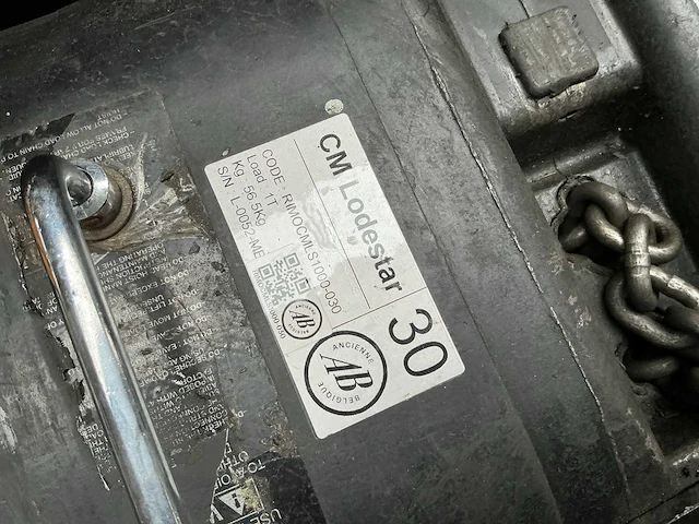 Cm lodestar 1t elektrische kettingtakel - afbeelding 2 van  4