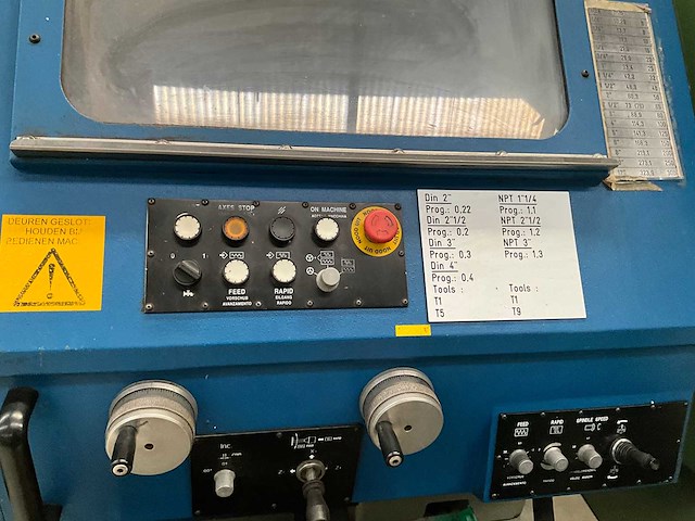 Cmt ursus - 1996 - ursus plus 250 - teach-in draaibank - afbeelding 5 van  9