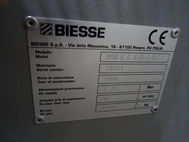 Cnc biesse/hako - afbeelding 4 van  21