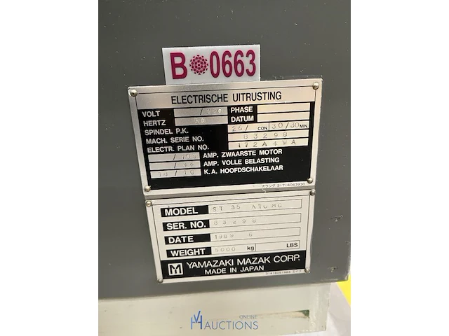 Cnc-gestuurde draaibank mazak - 1989 - afbeelding 18 van  40
