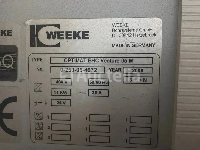 Cnc machinecentra - weeke - afbeelding 16 van  16