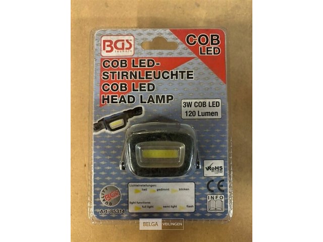 Cob-led hoofdlamp - afbeelding 2 van  2