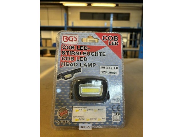 Cob-led hoofdlamp - afbeelding 2 van  3