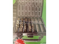 Cobalt metaalboren set in koffer, tegelboren set sinter,101 delige hss boren set met titanium coating - afbeelding 2 van  9