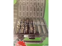 Cobalt metaalboren set in koffer, tegelboren set sinter,101 delige hss boren set met titanium coating - afbeelding 2 van  9