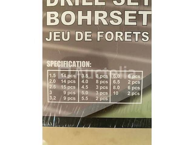 Cobalt metaalboren set in koffer, tegelboren set sinter,101 delige hss boren set met titanium coating - afbeelding 6 van  9