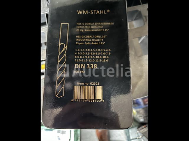 Cobalt metaalboren set in koffer - afbeelding 1 van  2