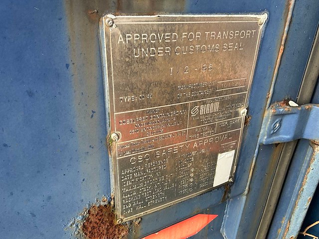 Cobelfred sb45 zeecontainer - afbeelding 4 van  6