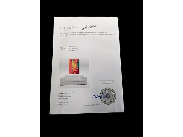 Cobra art - plexi kader xl - afbeelding 2 van  4