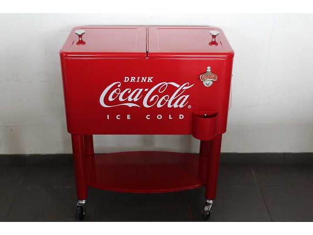 Coca cola - retro koelbox - afbeelding 1 van  4