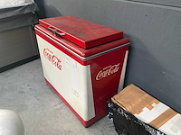 Coca cola antieke koelkast - afbeelding 2 van  4