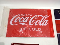 Coca cola blikken reclame (x6) - afbeelding 2 van  6