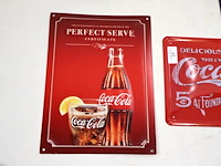 Coca cola blikken reclame (x6) - afbeelding 3 van  6