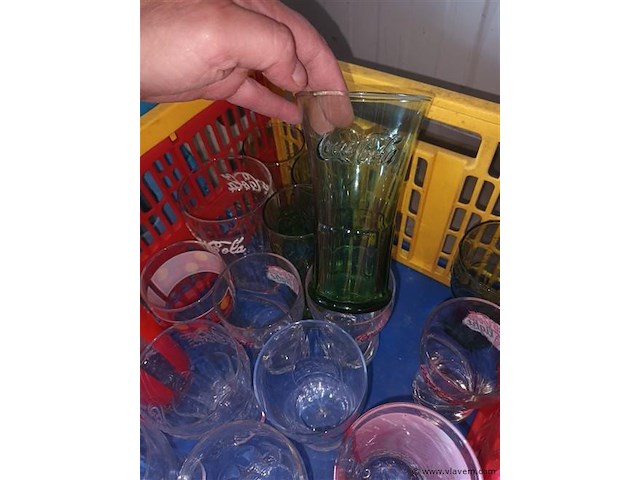 Coca cola glazen. 21 stuks - afbeelding 3 van  6