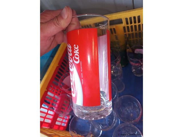 Coca cola glazen. 21 stuks - afbeelding 6 van  6
