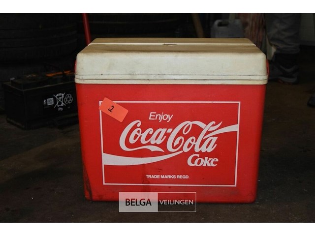 Coca cola koelbox gira mondo - afbeelding 1 van  3