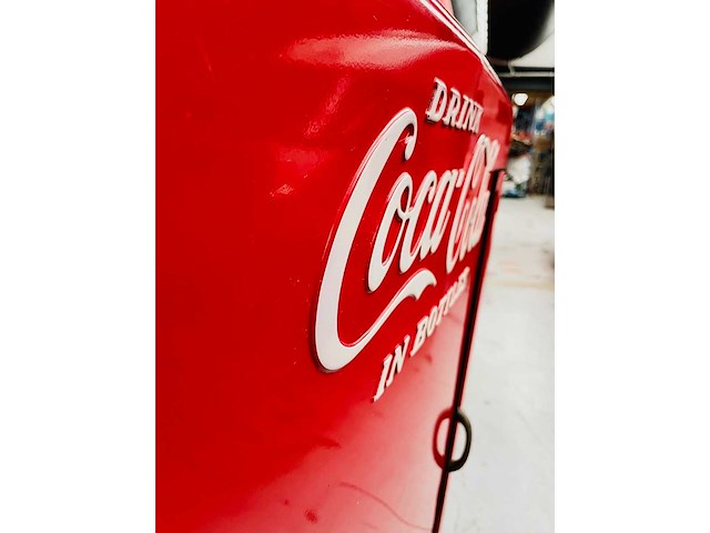 Coca cola vendo american patina original dispenser - barmeubilair - afbeelding 7 van  8