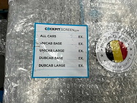 Cockpitscreen all cars transparante scheidingschermen (8x) - afbeelding 2 van  3