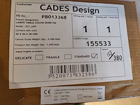 Cocon - tafellamp (2x) - afbeelding 5 van  7