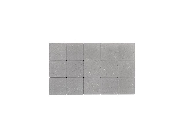 Coeck klinker ongetrommeld met velling 15x15x6 grijs - afbeelding 1 van  1