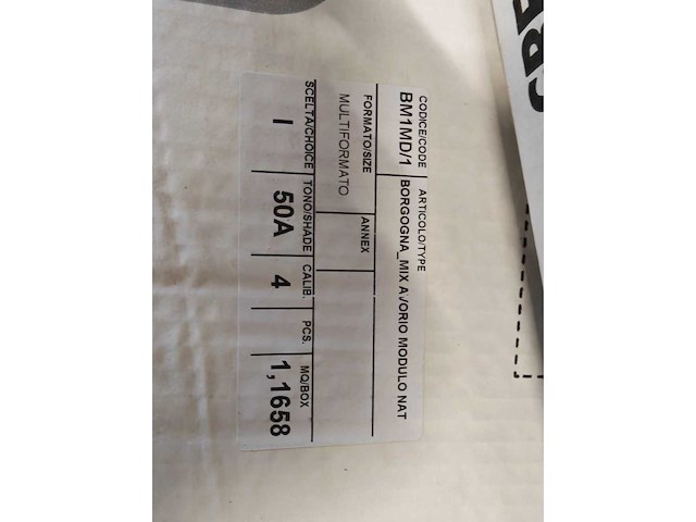 Coem borgogna mix avorio modulo mat tegel 6,99 m² - afbeelding 6 van  6