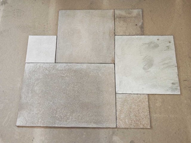 Coem borgogna mix avorio modulo mat tegel 6,99 m² - afbeelding 1 van  2