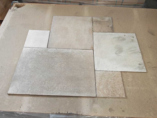 Coem borgogna mix avorio modulo mat tegel 6,99 m² - afbeelding 2 van  2
