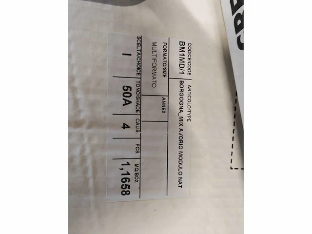 Coem borgogna mix avorio modulo mat tegel 6,99 m² - afbeelding 6 van  6