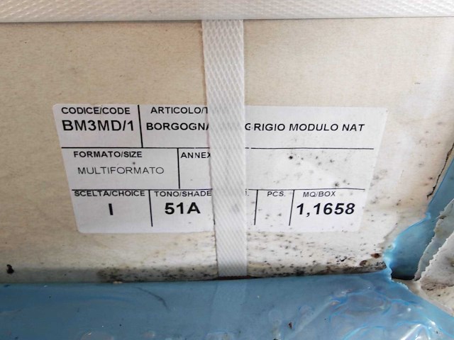 Coem borgogna mix grigio modulo mat tegel 10,77 m² - afbeelding 7 van  8