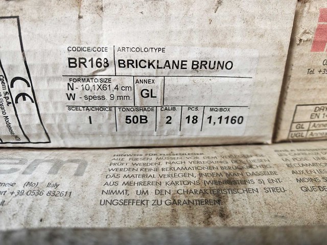 Coem bricklane bruno mat vloertegel 10,1x61,4 cm 23,44 m² - afbeelding 7 van  7