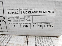 Coem bricklane cemento mat vloertegel 10,1x61,4 cm 25,86 m² - afbeelding 7 van  7
