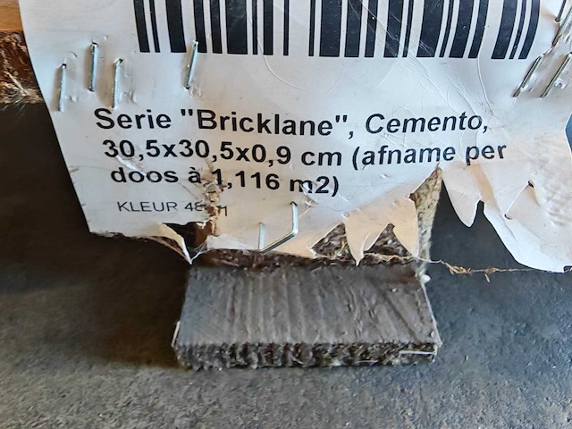 Coem bricklane cemento mat vloertegel 30,5x30,5 cm 45,57 m² - afbeelding 5 van  6