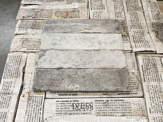 Coem bricklane cemento mat vloertegel 7,5x30,5 cm 16,9 m² - afbeelding 1 van  8