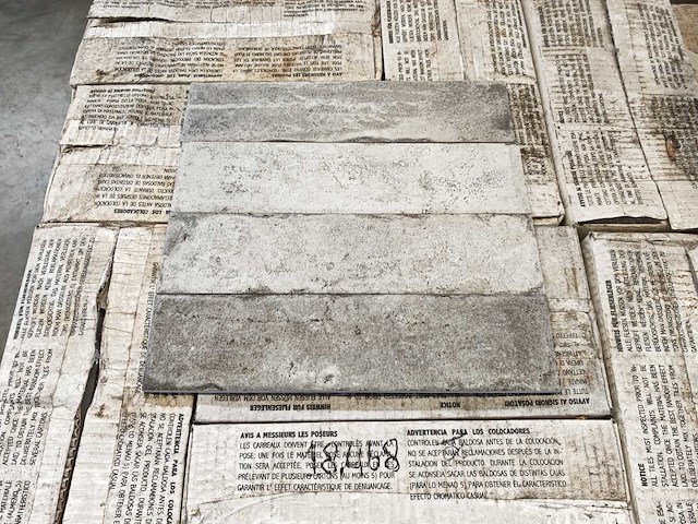 Coem bricklane cemento mat vloertegel 7,5x30,5 cm 16,9 m² - afbeelding 1 van  8