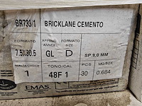Coem bricklane cemento mat vloertegel 7,5x30,5 cm 16,9 m² - afbeelding 8 van  8