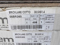 Coem bricklane cotto mat vloertegel 30,5x61,4 cm 12,45 m² - afbeelding 8 van  8