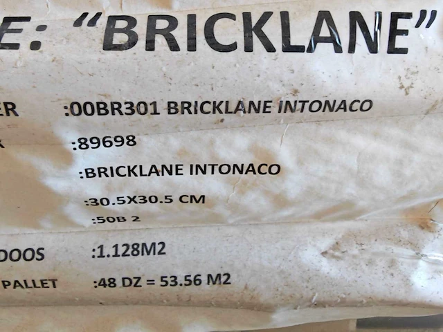 Coem bricklane intonaco mat vloertegel 30,5x30,5 cm 36,36 m² - afbeelding 2 van  8