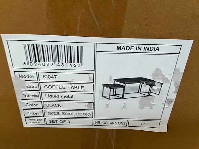 Coffee table si047 - afbeelding 1 van  6