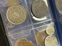 Coin album blauw met diverse munten - afbeelding 4 van  7