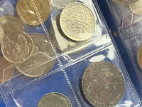 Coin album blauw met diverse munten - afbeelding 5 van  7