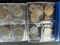 Coin album zwart met diverse munten - afbeelding 2 van  6