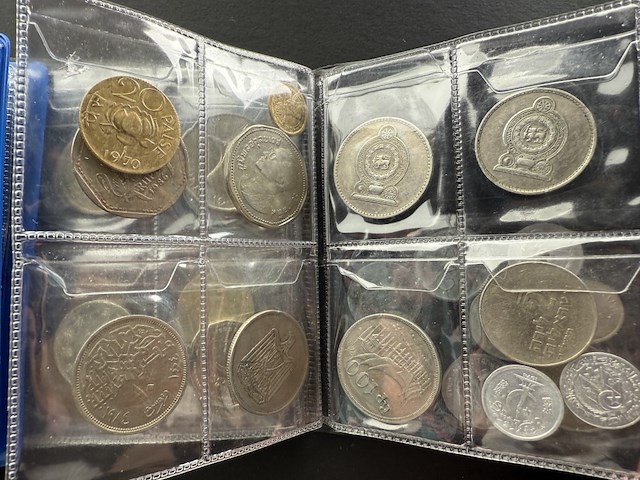 Coin album zwart met diverse munten - afbeelding 4 van  6