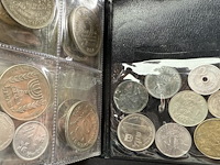 Coin album zwart met diverse munten - afbeelding 5 van  6